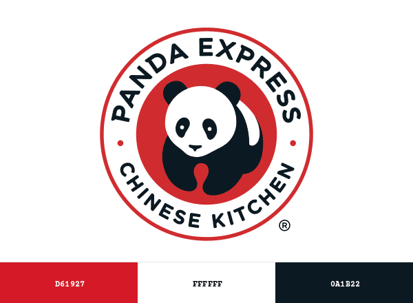 Panda Express brand color palette