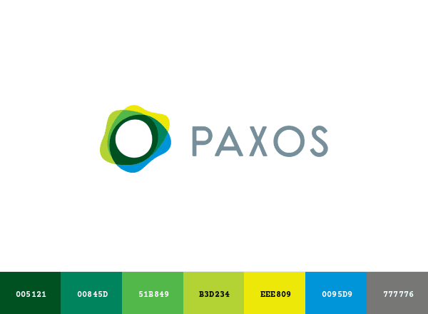 Paxos Trust Company brand color palette