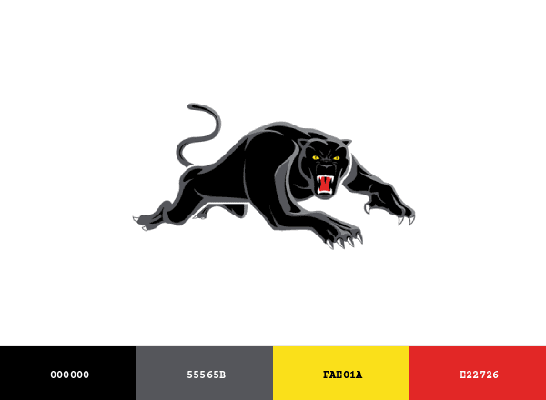 Penrith Panthers brand color palette