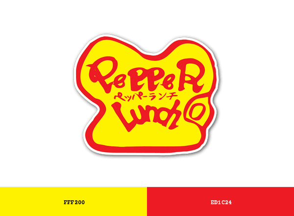 Pepper Lunch brand color palette