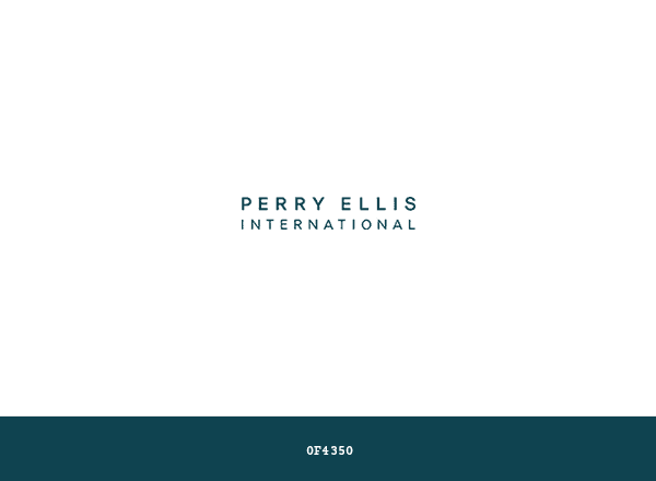 Perry Ellis International brand color palette