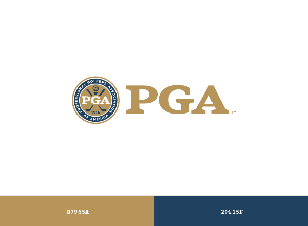 PGA of America brand color palette