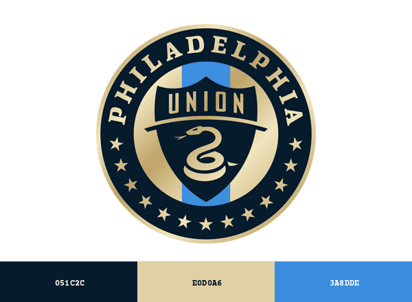 Philadelphia Union brand color palette