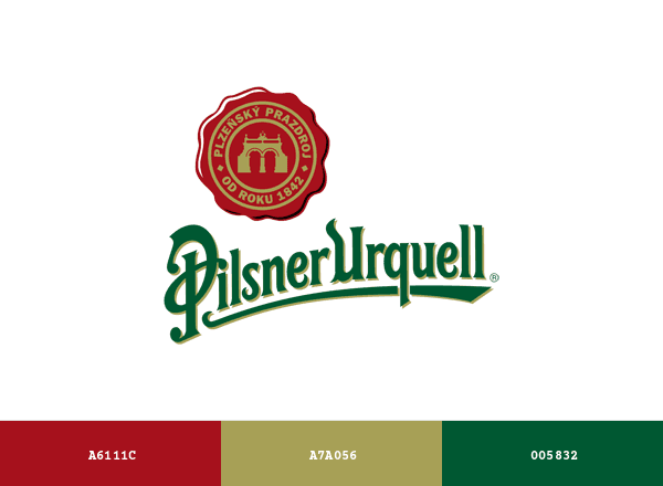 Pilsner Urquell brand color palette