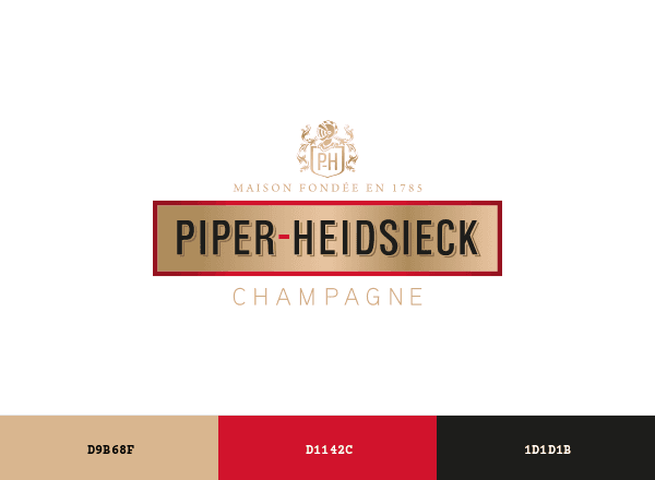 Piper-Heidsieck brand color palette