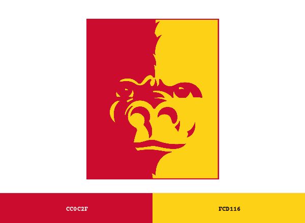 Pittsburg State Gorillas brand color palette