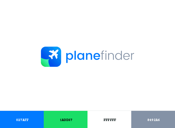 Plane Finder brand color palette