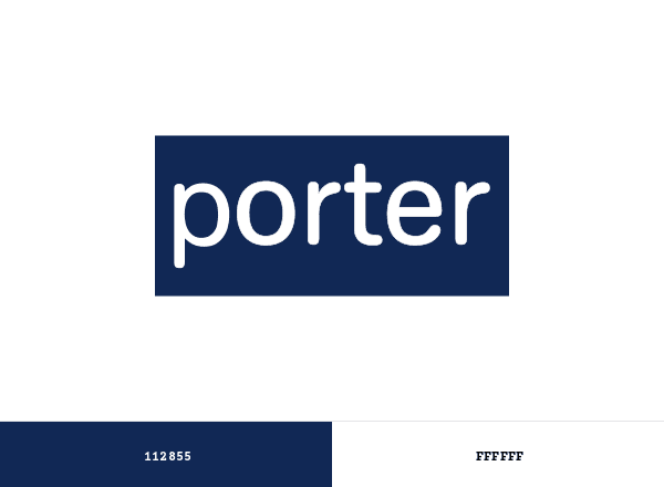 Porter Airlines brand color palette