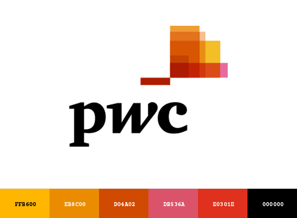 PricewaterhouseCoopers (PwC) brand color palette