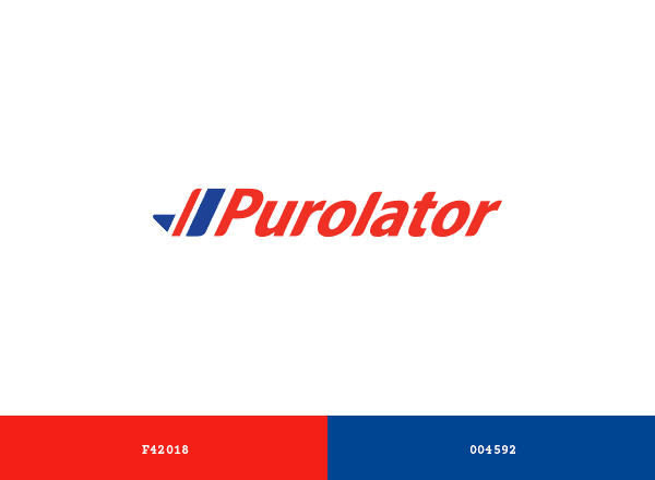 Purolator brand color palette
