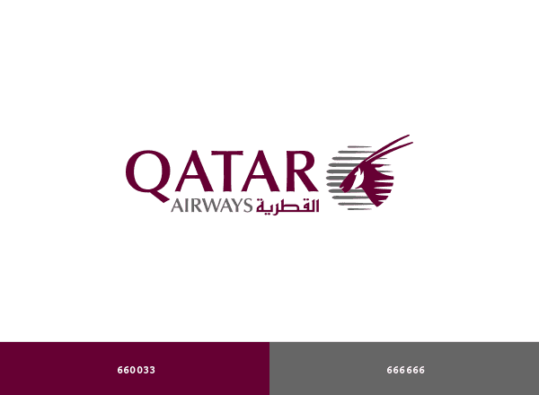 Qatar Airways brand color palette