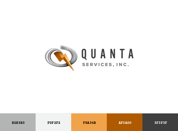 Quanta Services brand color palette