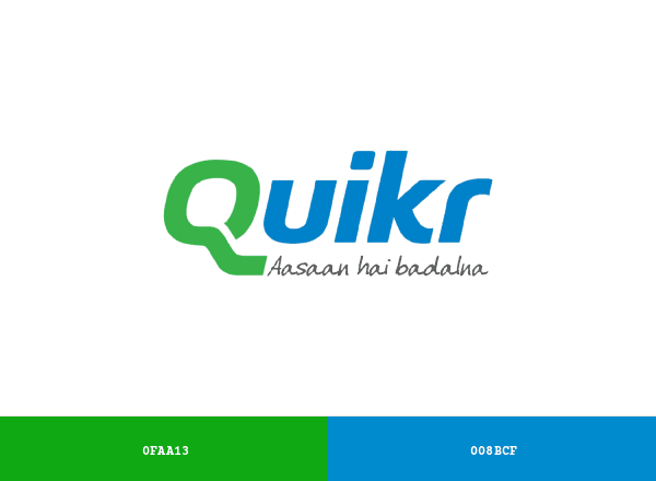 QuikrBazar brand color palette
