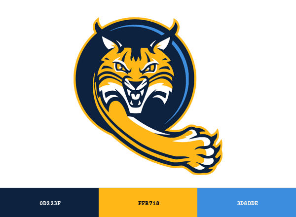 Quinnipiac Bobcats brand color palette