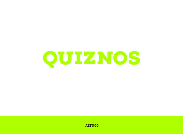 Quiznos brand color palette