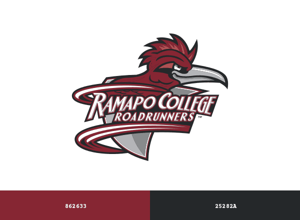 Ramapo Roadrunners brand color palette