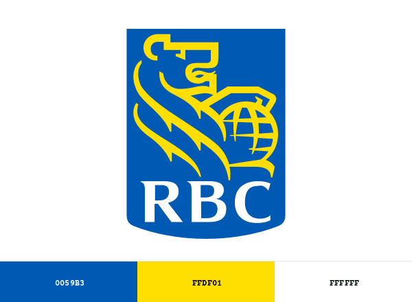 RBC Bank brand color palette