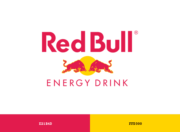 Red Bull brand color palette