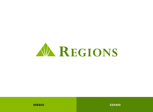 Regions Financial brand color palette
