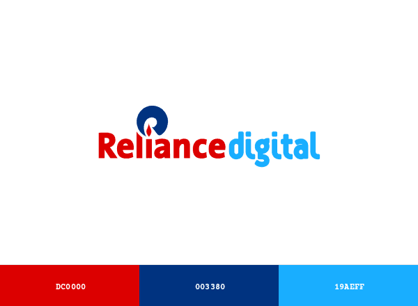 Reliance Digital brand color palette