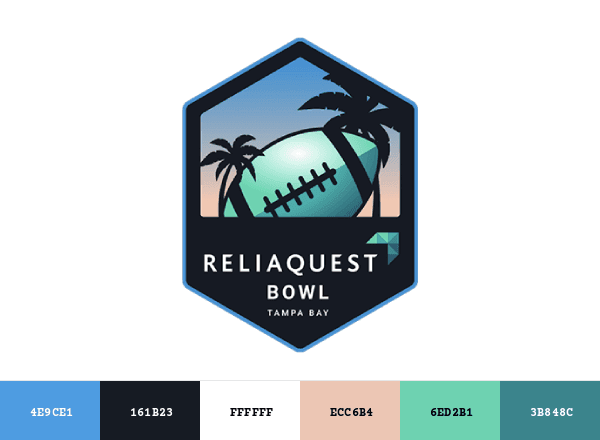 ReliaQuest Bowl brand color palette