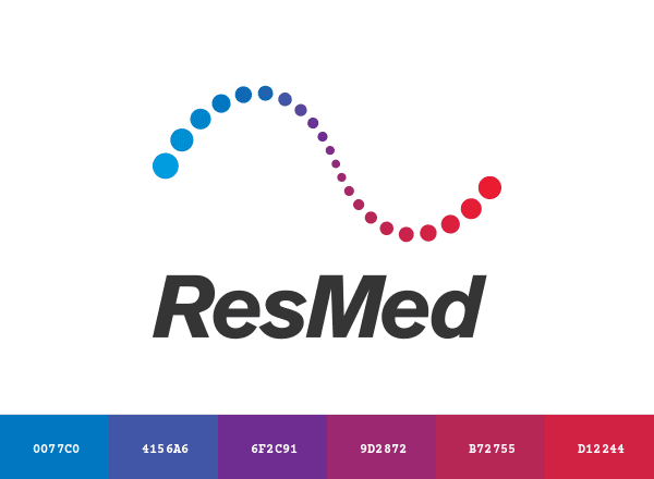 ResMed brand color palette