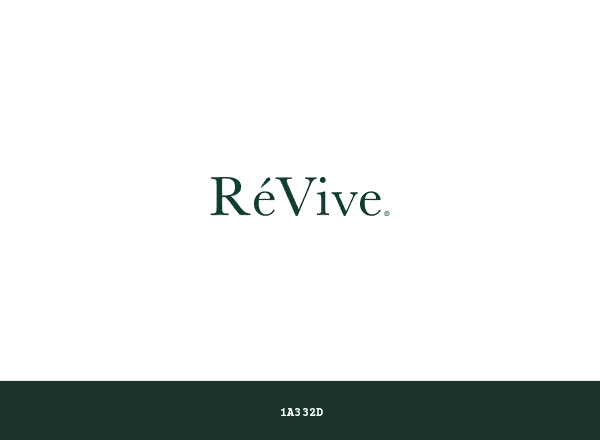 ReVive brand color palette