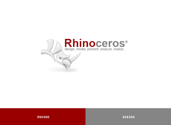 Rhinoceros 3D brand color palette