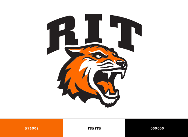 RIT Tigers brand color palette