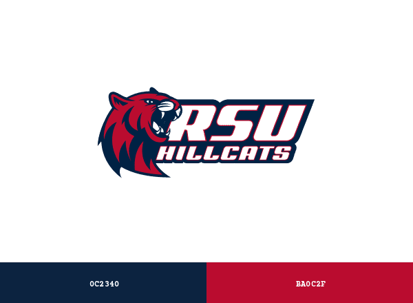 Rogers State Hillcats brand color palette