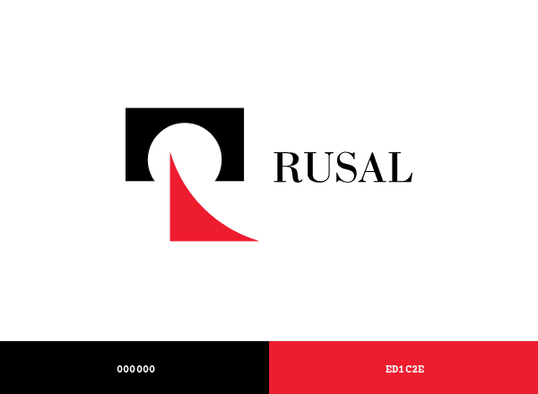 Rusal brand color palette