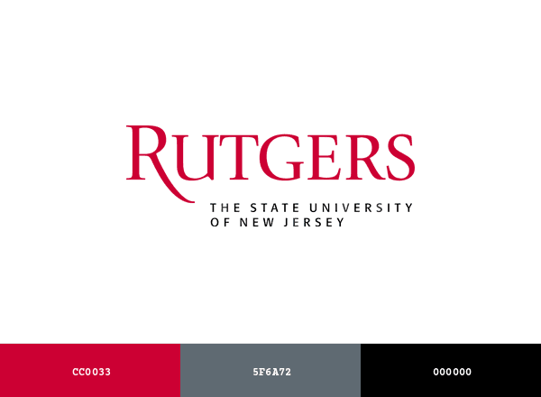 Rutgers University brand color palette