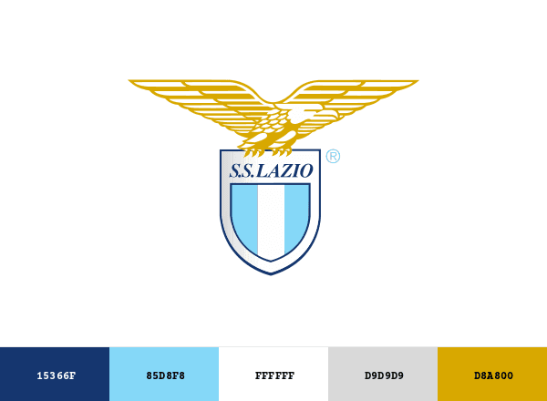 S.S. Lazio brand color palette