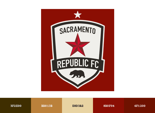 Sacramento Republic FC brand color palette
