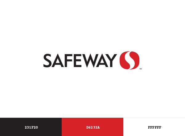 Safeway brand color palette