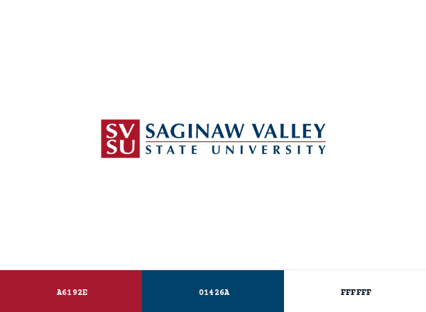 Saginaw Valley State University brand color palette