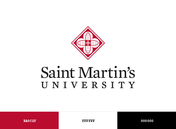 Saint Martin’s University brand color palette
