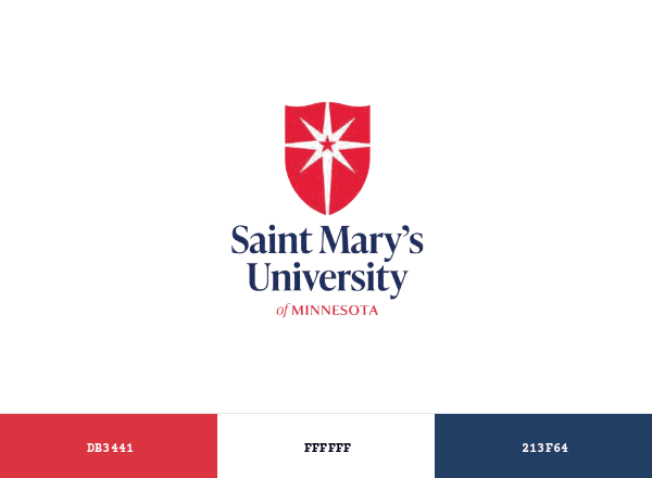 Saint Mary’s University of Minnesota brand color palette