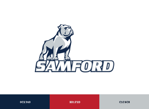 Samford Bulldogs brand color palette