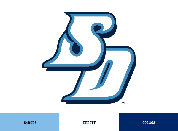 San Diego Toreros brand color palette