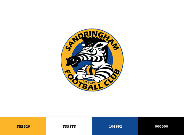 Sandringham Football Club brand color palette