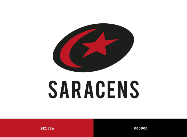 Saracens brand color palette