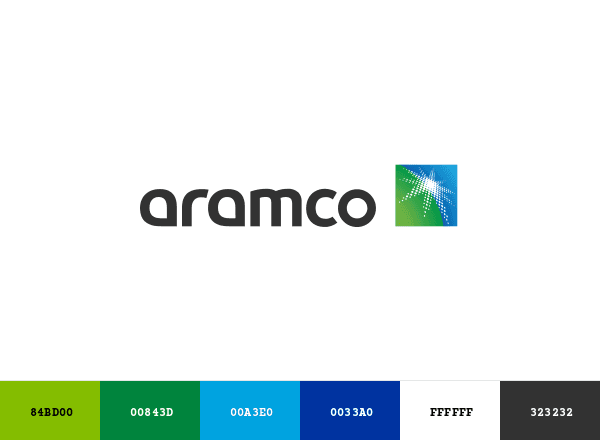 Saudi Aramco brand color palette