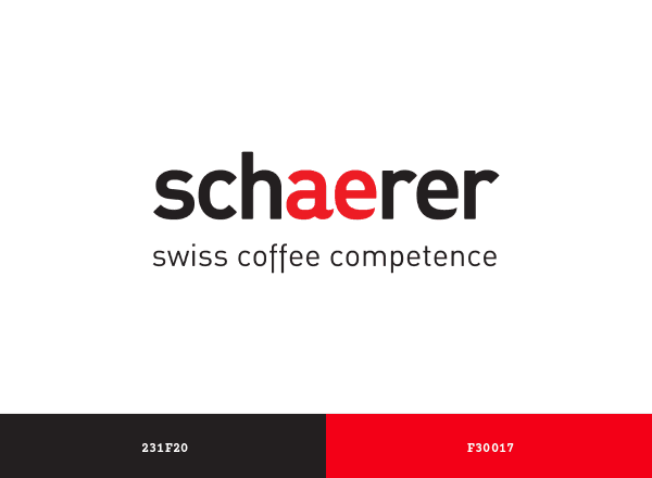 Schaerer brand color palette