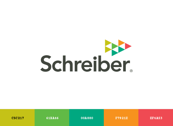 Schreiber Foods brand color palette