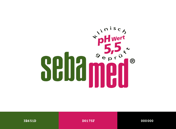 Sebamed brand color palette