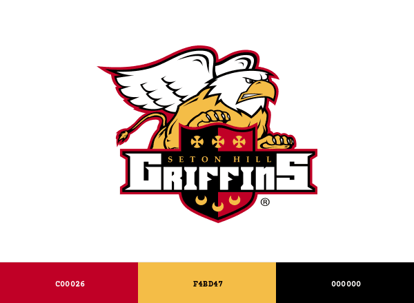 Seton Hill Griffins brand color palette