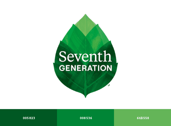 Seventh Generation brand color palette