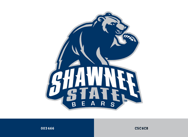 Shawnee State Bears brand color palette