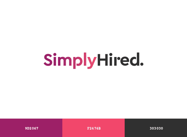 Simply Hired brand color palette
